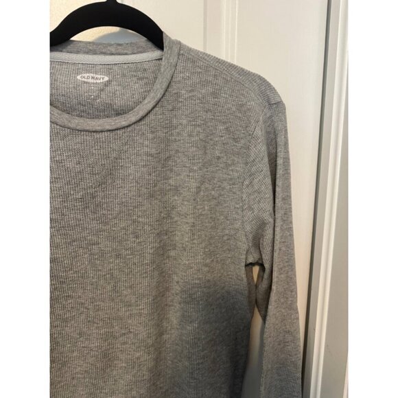Old Navy Sweatshirt Mens Gray Long Raglan Sleeve Casual Crew Neck Outdoor - Picture 5 of 6